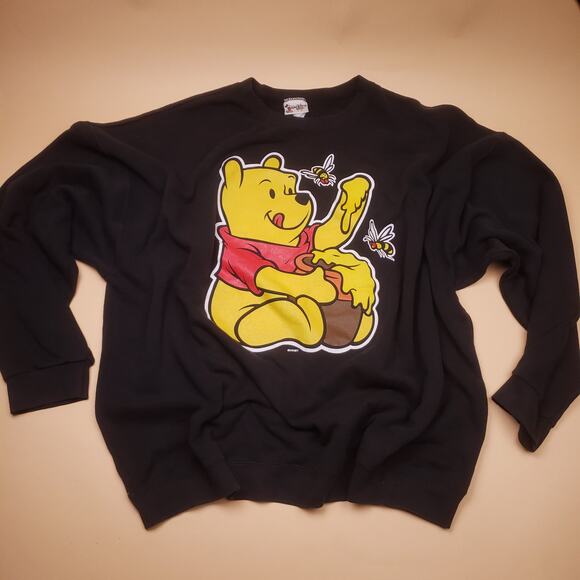 Vintage Winnie the Pooh Walt Disney World Big Pooh Sweater Crewneck Mens 3XL - Picture 5 of 14
